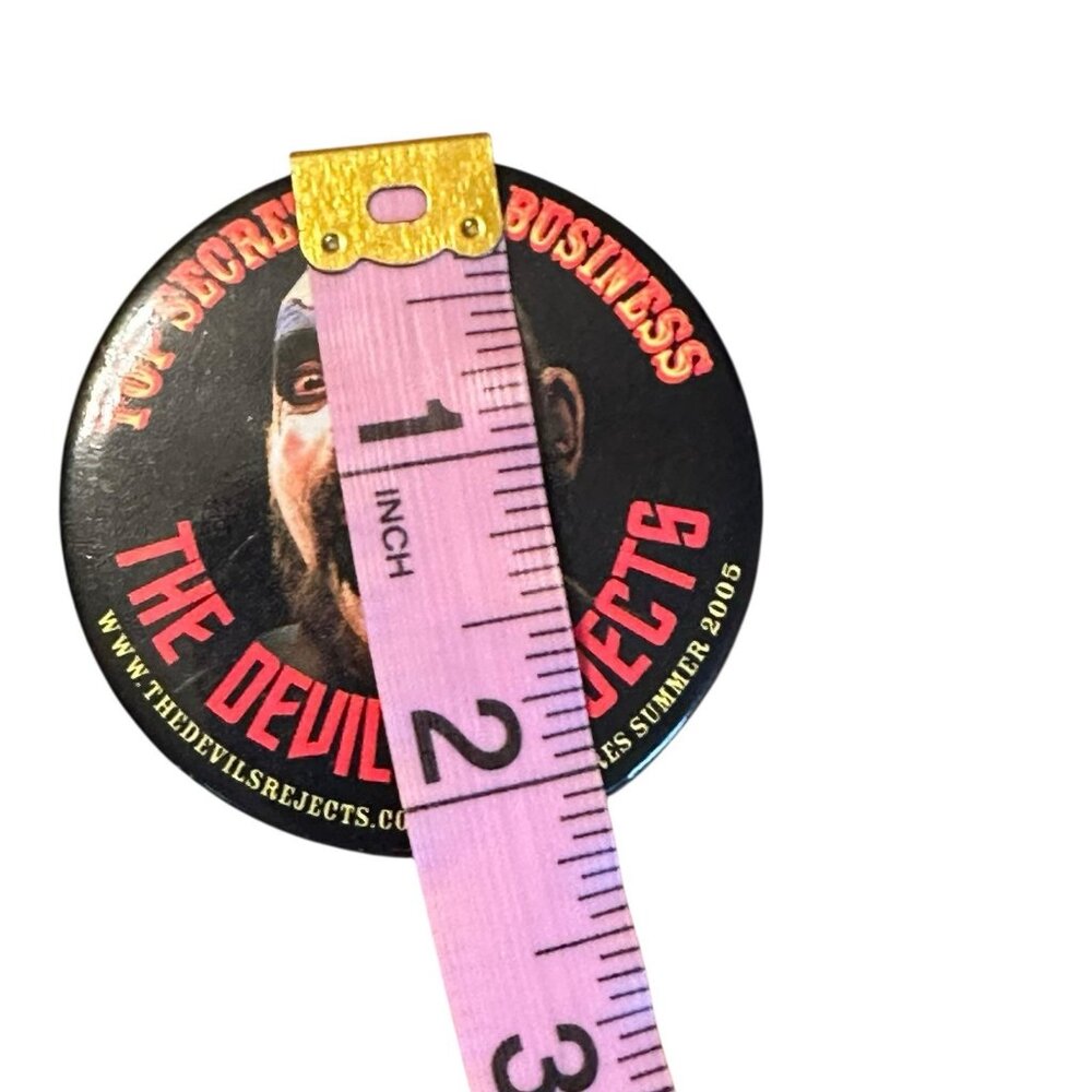 The Devil's Rejects Promo Movie Button 2005 Vtg Sid Haig Clown Cpt.Spaulding - Picture 3 of 3